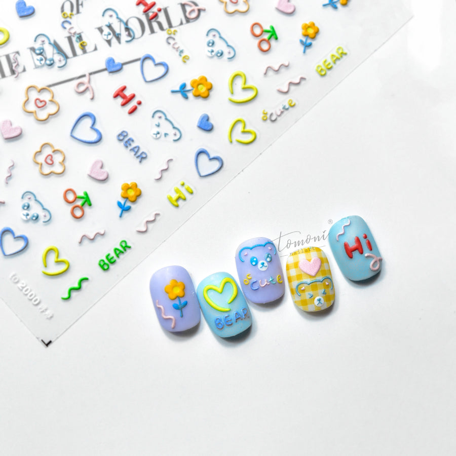 365nails: "Cute Kawaii Fruit & Good Luck" – Nail Art Stickers