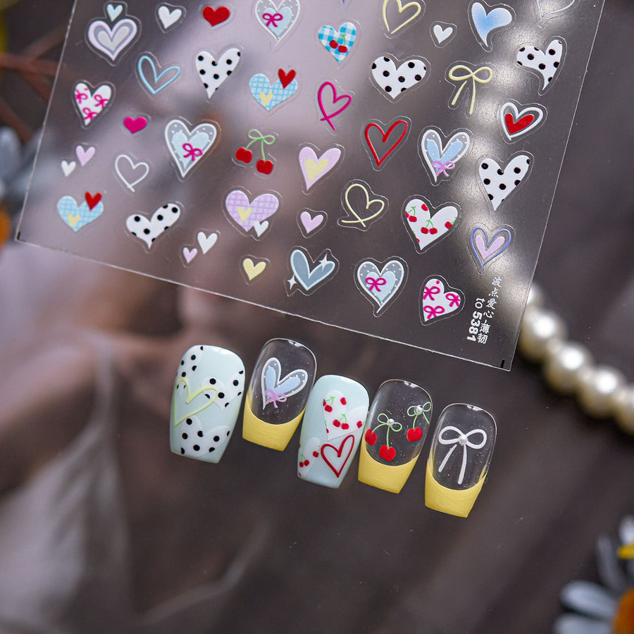 Pastel Starry Sky – Cute Nail Art Accent Set