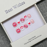 New handmade press-on nails cute cartoon fake nail flakes 3-12 years old