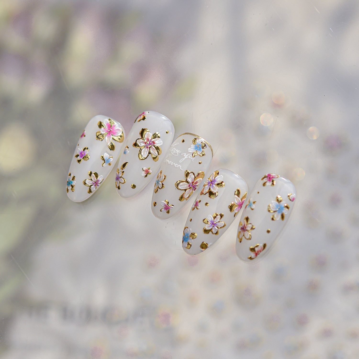 365nails: "Tiny Pastel Floral" – nail art stickers