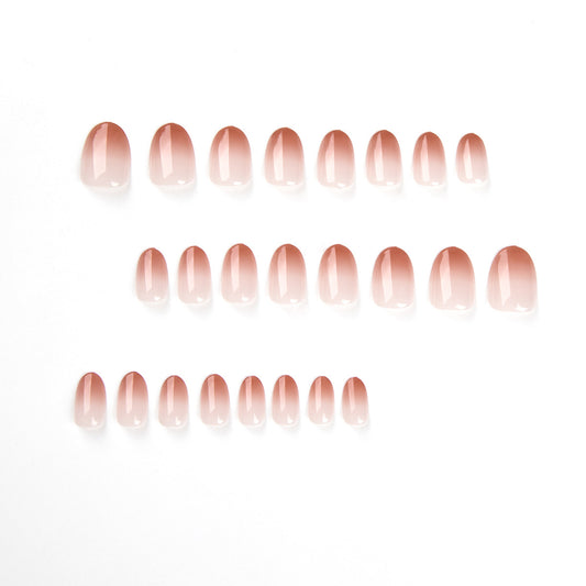 Wear nail piece crimson gradual change nail sticker removable nail piece nail patch wear nail short nail piece wholesale｜365nails