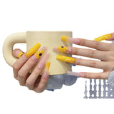 Pure handmade press on nails   nail art fake nails beauty | 365nails