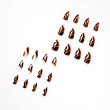 Unhas de pressão com acabamento em linha francesa estilo Undercurrent Unhas de pressão com acabamento em linha francesa Unhas 365nails