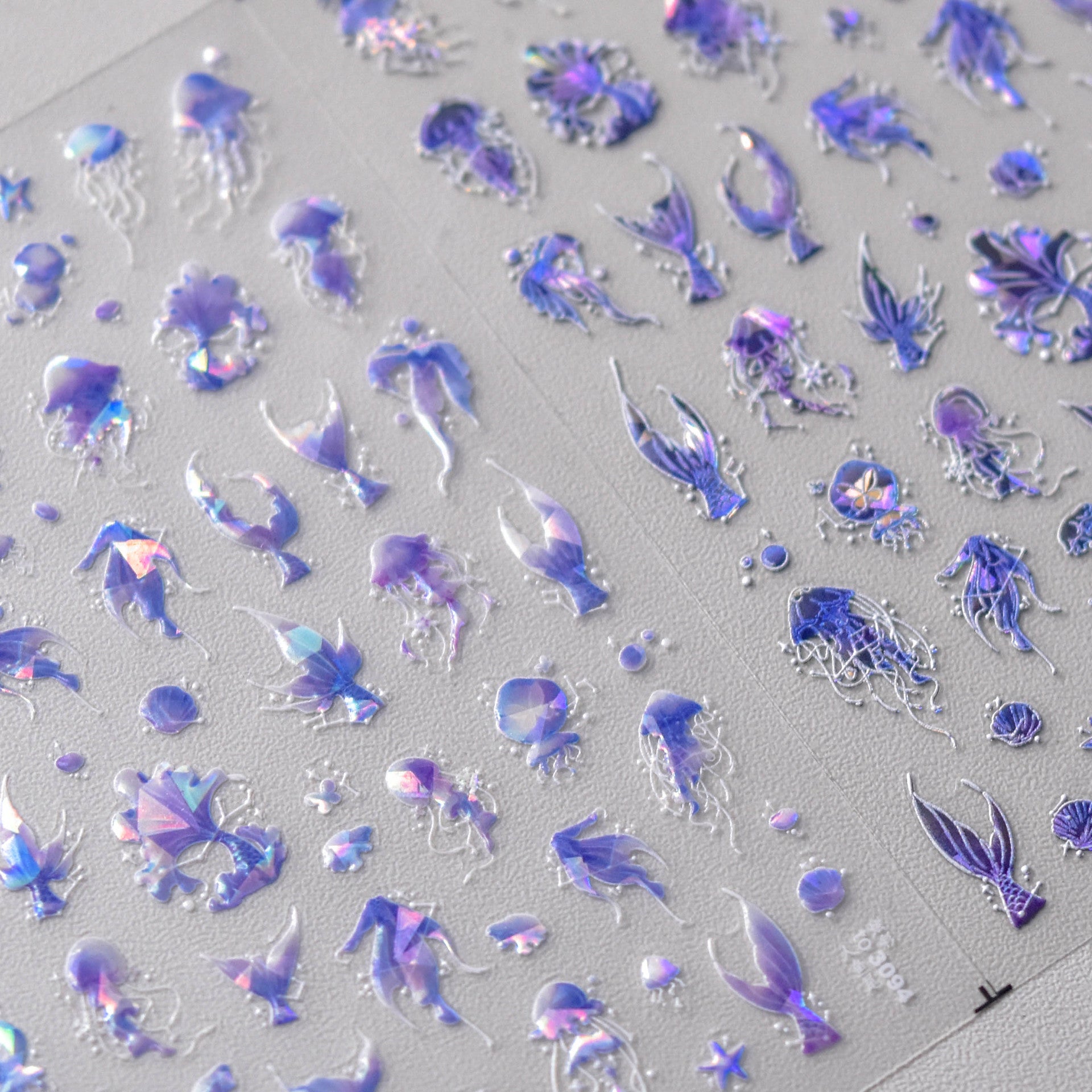 365nails: "Mermaid Tail Iridescent Seashell" – nail art stickers
