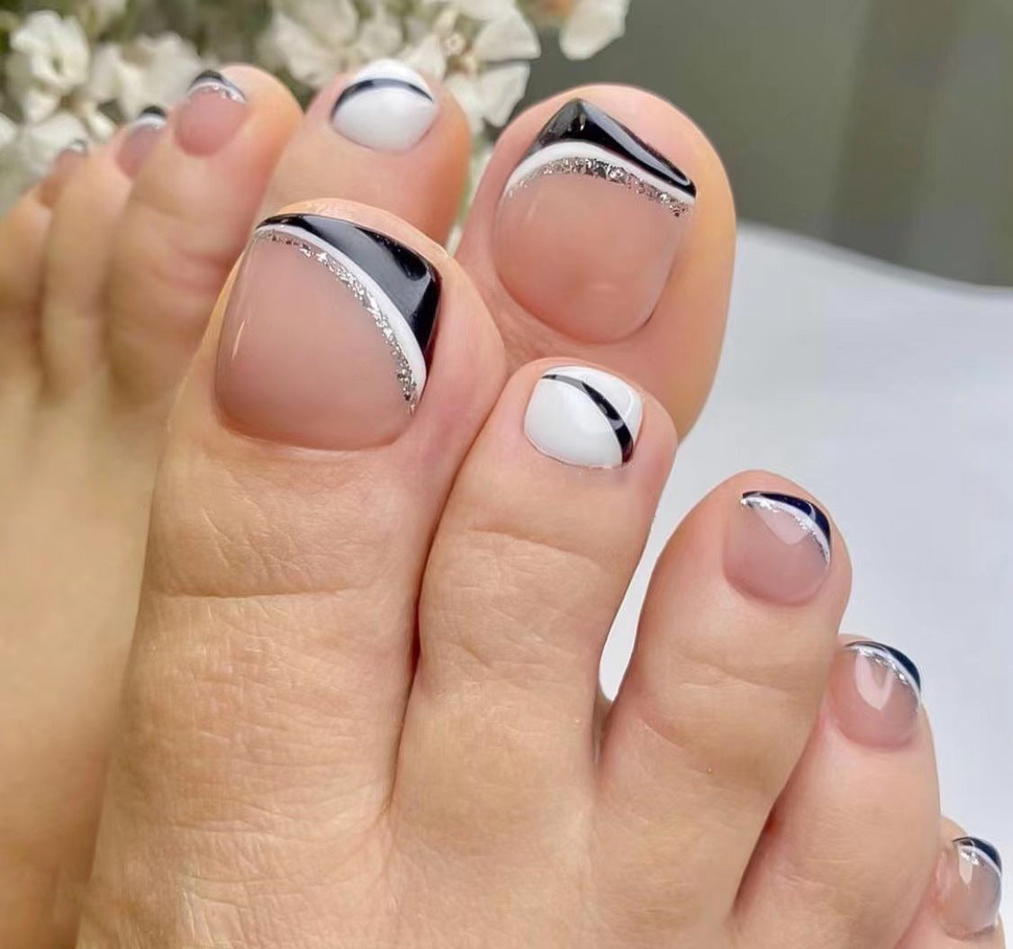 Wear nail manicure toenail patch wholesale collection toenail removable  fake nail false nails｜365nails