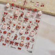 365nails: "Vintage Chinese Floral Butterfly" –Nail Art Stickers