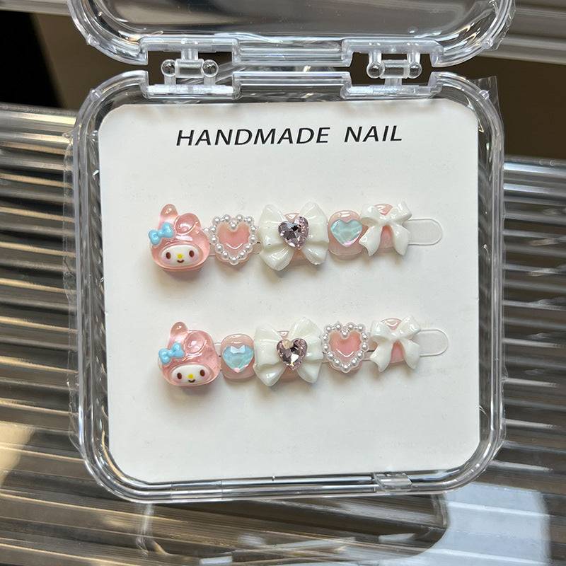 Sweet Cartoon Candy Kids Press On Nails Assorted Set