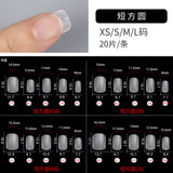 365nails 100PCS Matte Nail Tips | 10 Shapes XS/S/M/L Sizes for Press-On Customization