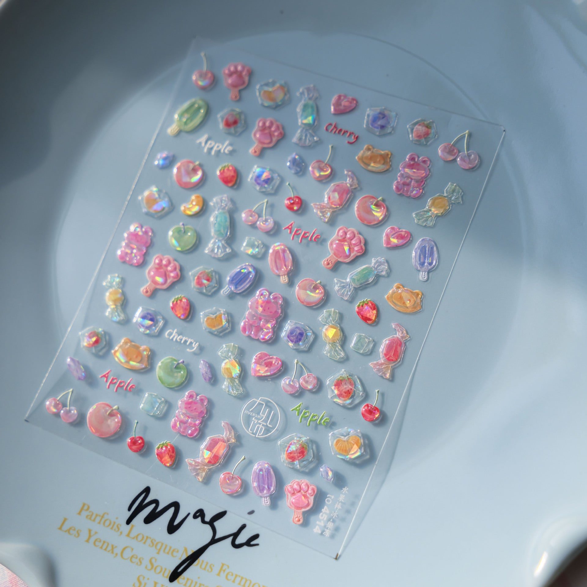 Jelly Fruit Slice – Fresh Summer Nail Art Stickers