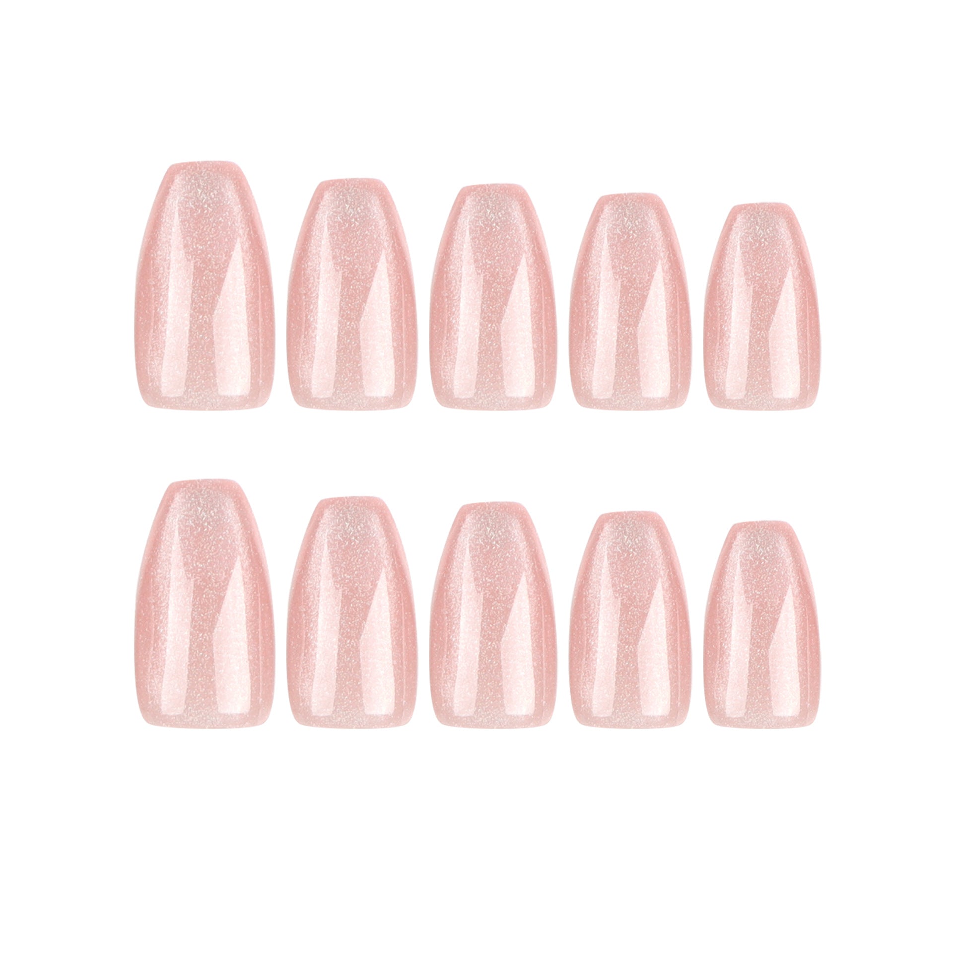 熱銷純色貓眼 短款裸色可拆式成品穿戴甲｜365nails