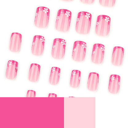 hot-selling French rose red glitter,  , short square nail, nail art, ｜365nails