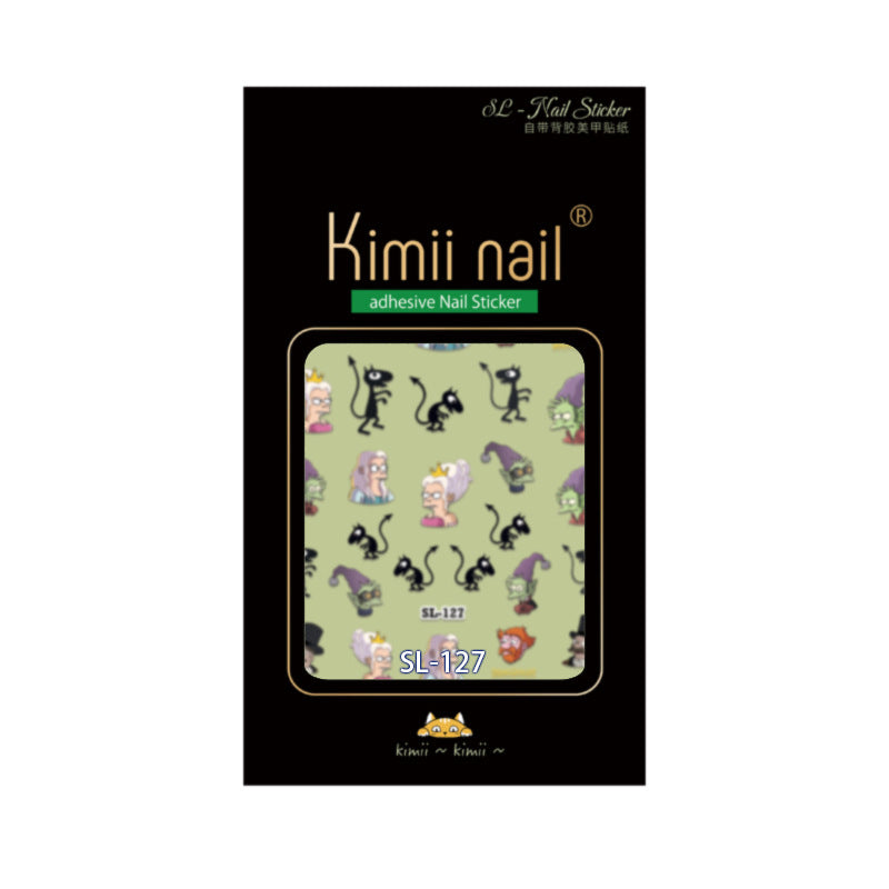 365nails: "Disenchantment Cartoon Character" – nail art stickers