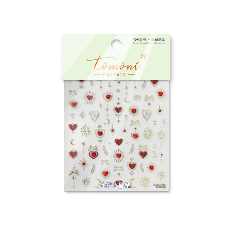 Metallic Celestial Nail Stickers