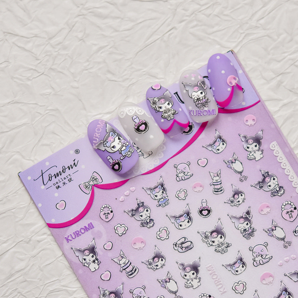 365nails: "plum blossom and magpie chinese ink painting" – Nail Art Stickers