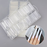 Nail Tips Extended press on nails pads Customized 240 pieces Boxed French super long fake nail processing nail pads