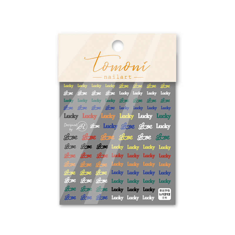 365nails: "Bright Smiley & Heart" – nail art stickers
