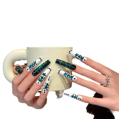 Pure handmade press on nails   nail art fake nails beauty | 365nails