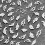 365nails: "white feather" – Nail Art Stickers