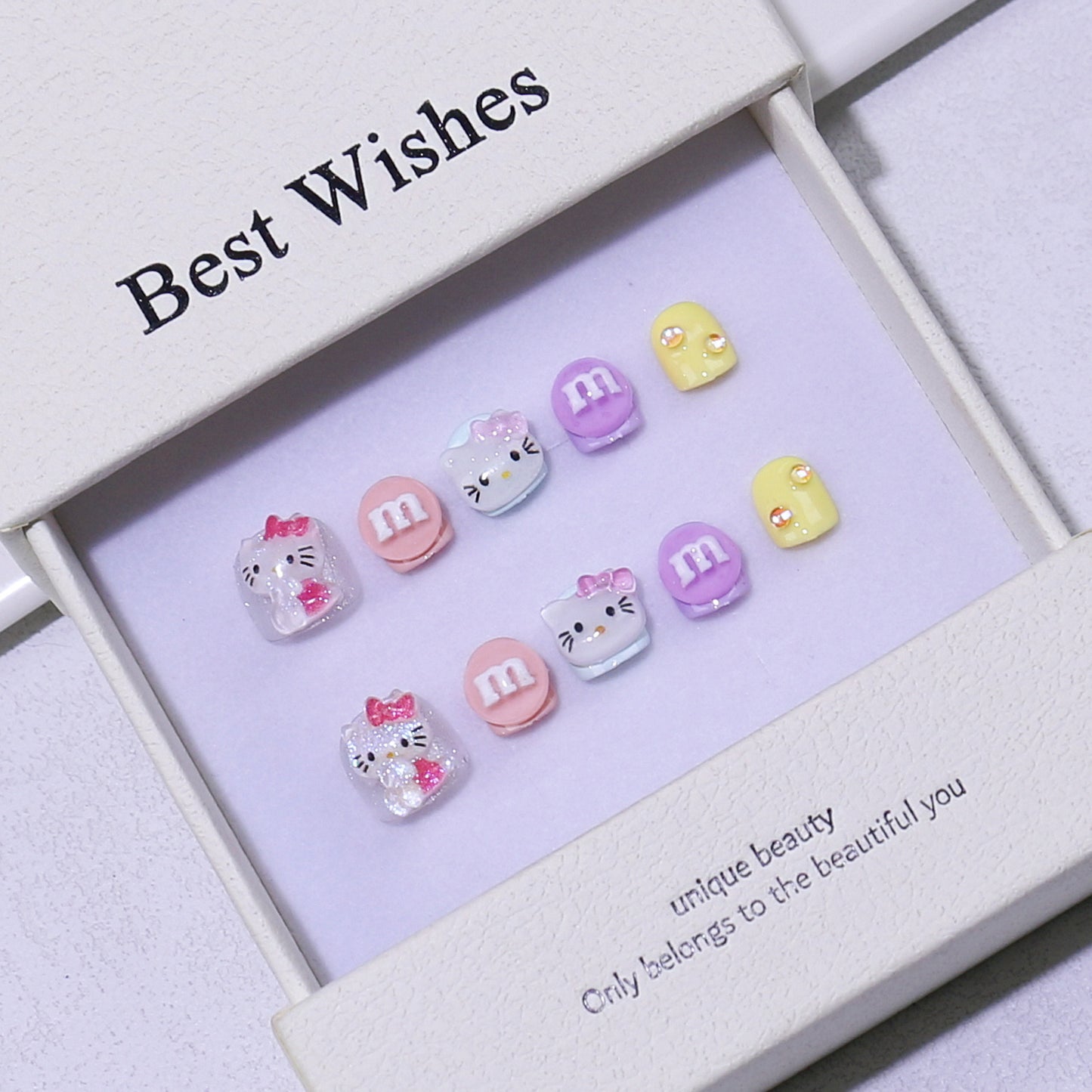 Children's special cute cartoon nail art 3-12 years old girls and children nail art film