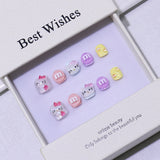 Children's special cute cartoon nail art 3-12 years old girls and children nail art film