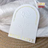 Embossed Gold Cotton Display Cards for Press On Nails (MOQ=50)