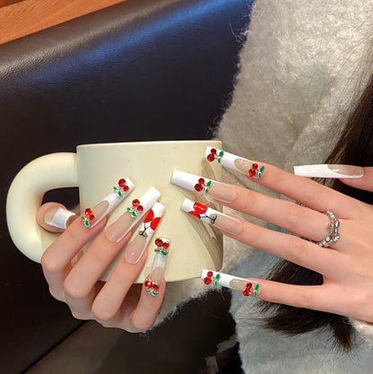 Pure handmade press on nails   nail art fake nails beauty | 365nails