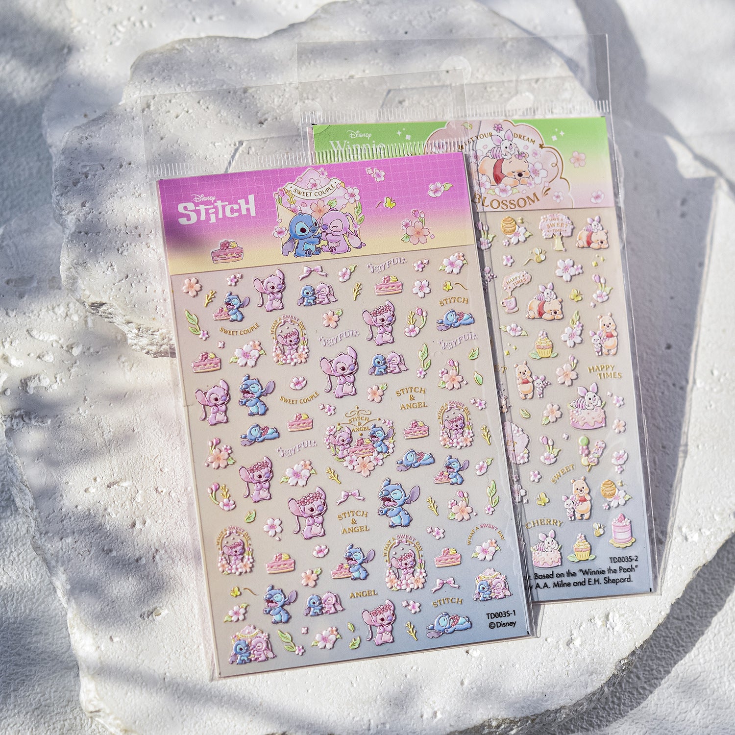 365nails : « Disney Stitch et Angel Sakura » – Stickers de nail art