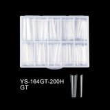 Nail Tips extended denim nail piece 500 pieces Boxed XXL French fake nail patch Transparent flat head non-marking nail piece