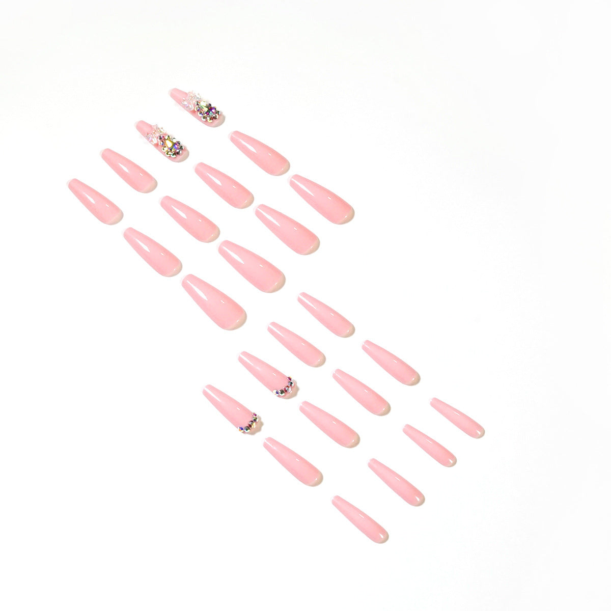 全鑽蝴蝶結藝術穿戴甲｜廠家直供｜365nails