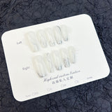 Uñas postizas reutilizables hechas a mano, con diseño de viento frío, para uñas medianas y largas, venta al por mayor | 365nails