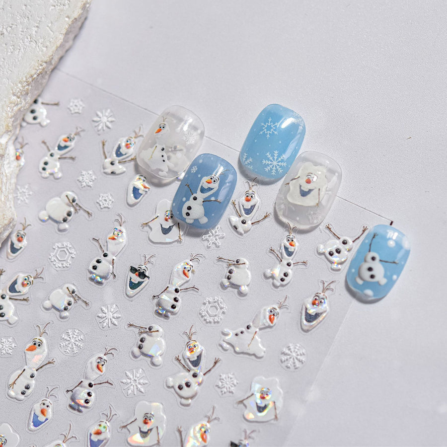 365nails: 홀로그램 올라프 눈사람 – 네일 아트 스티커