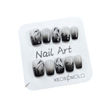 La pistola rociadora cambia gradualmente el estilo de ojo de gato. Prensa hecha a mano en uñas. Nueva pegatina corta china pintada a mano｜365nails