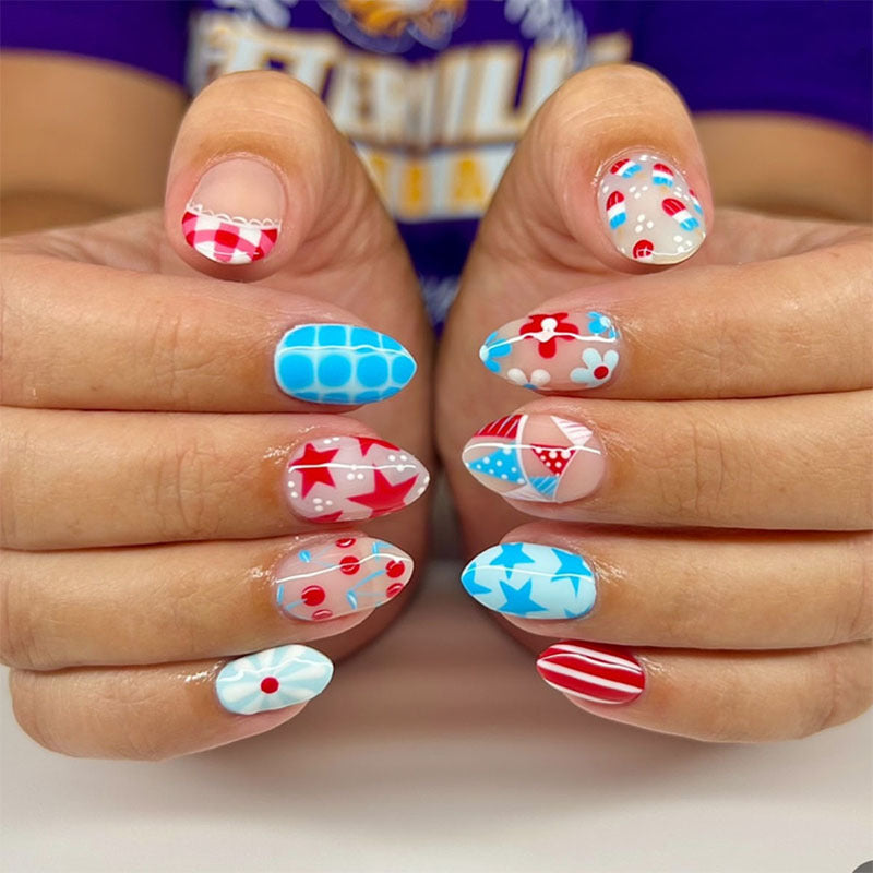 365nails: "Independence Firework"