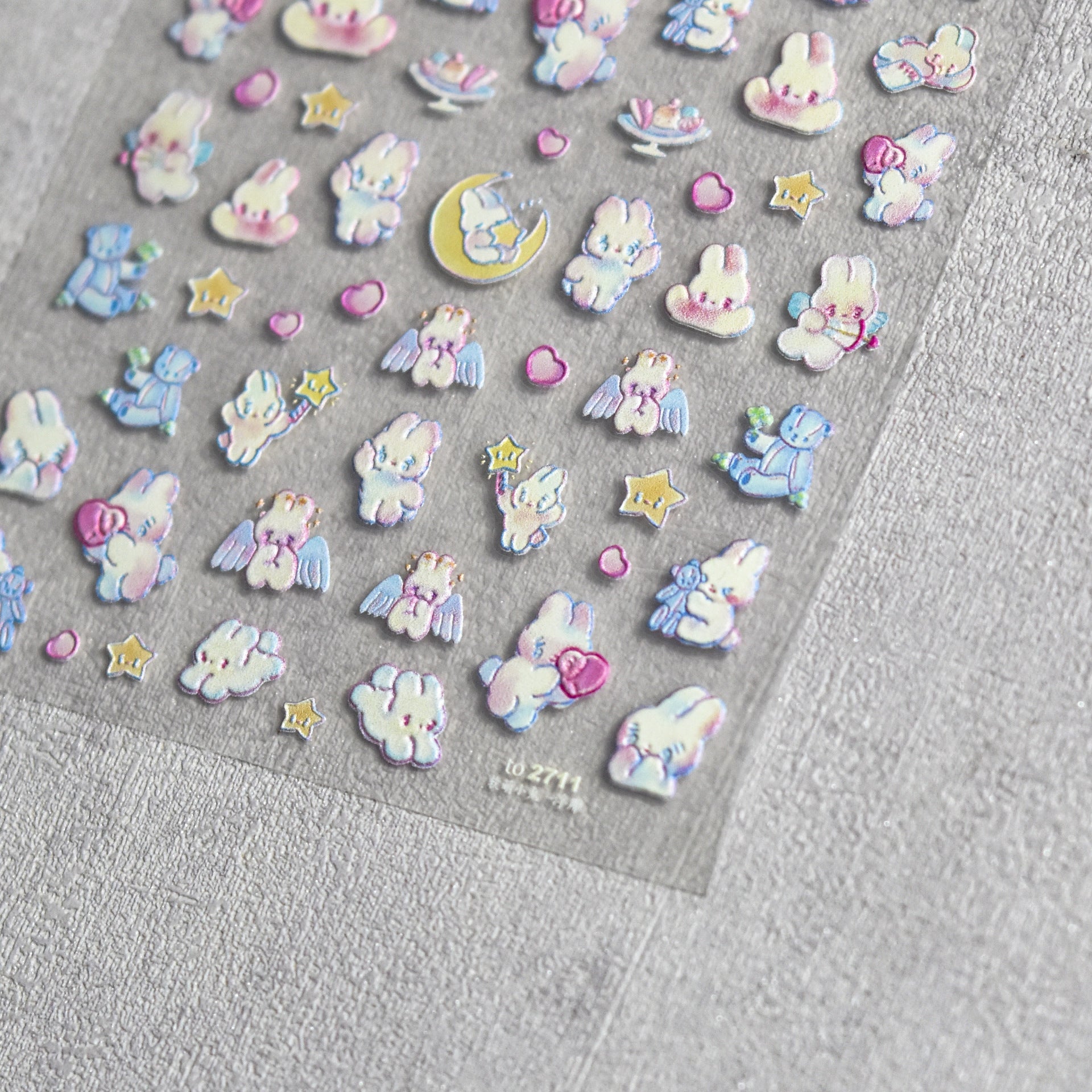 365nails: "Cute Miffy Rabbit Cartoon" – nail art stickers