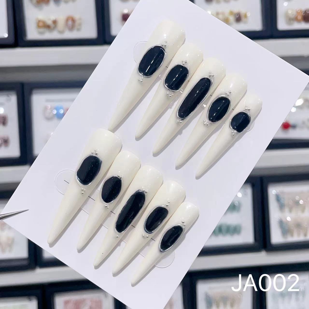 Extra Long 5.5cm Stiletto Press-On Nails Collection | Dozens of Styles | Reusable & Ready to Wear