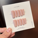 The Essential Solids | Medium Coffin | Handmade Press-on Nails