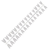 Nail Tips New nail plate matte trapezoidal half sticker 30 pieces, the whole full number is free of carving and grinding, seamless nail plate, fake nail wholesale