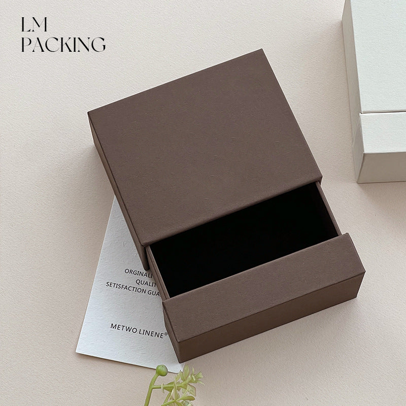 Minimalist Drawer Jewelry Packaging Box (MOQ=10)