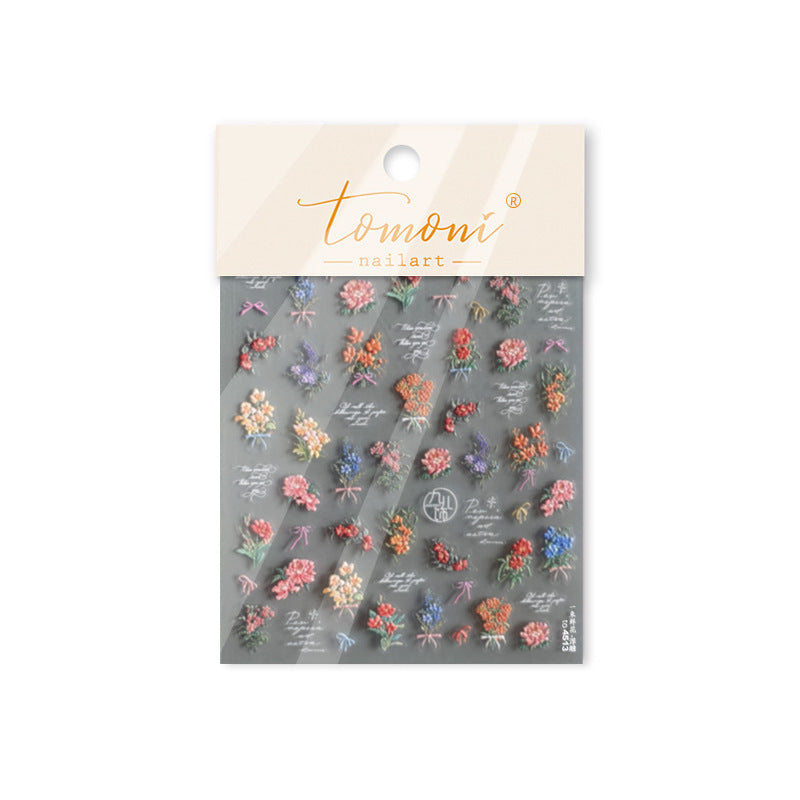 Pastel Wildflower Meadow – Fresh Romantic Nail Art Set