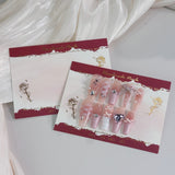 Elegant Floral Display Cards for Press On Nail Sets (MOQ=50)
