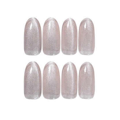 Spar cat eye Long Press on nails   Waterproof Removable  Patch ｜365nails