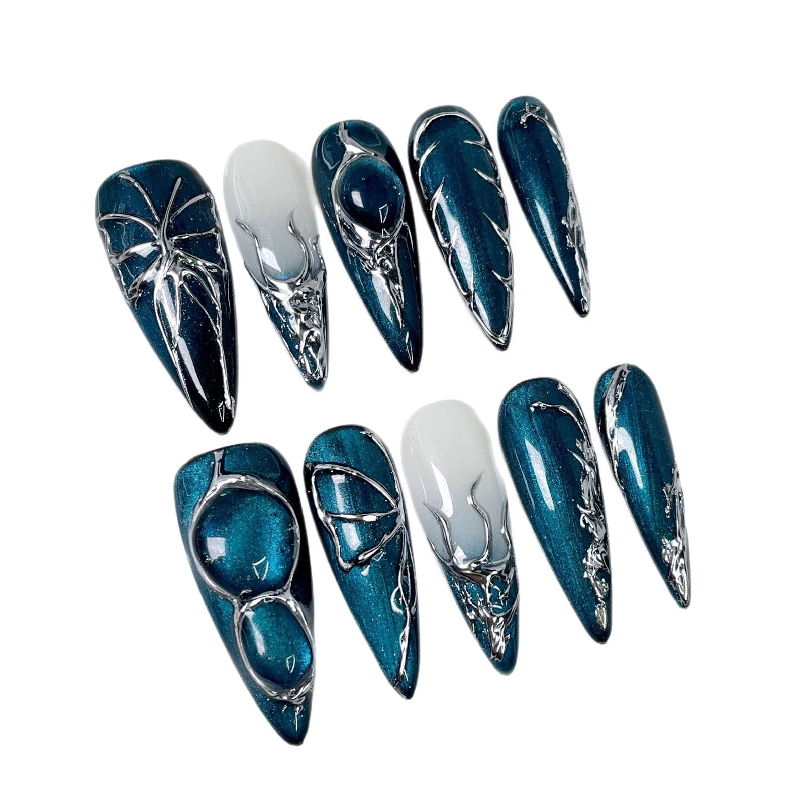 Unhas Postiças da Série Midnight Web