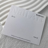 Horizontal Textured Press On Nail Display Cards (MOQ=50)