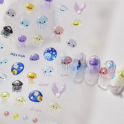 365nails: 해파리 오션 젤리 네일 아트 스티커