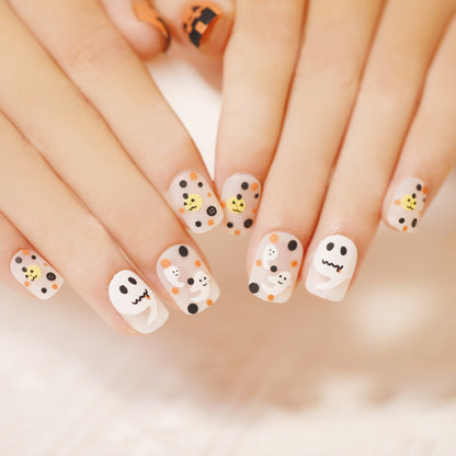 Halloween Wear Nail 3D Three-dimensional Nail Art False Nails  Spider Bat Nail Sheets Wholesale｜365nails