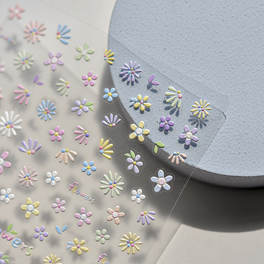 365nails: "margarida pastel flower jelly" – Adesivos para unhas
