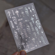哥德神聖系列：「玫瑰金聖物」— 3D熱燙甲貼