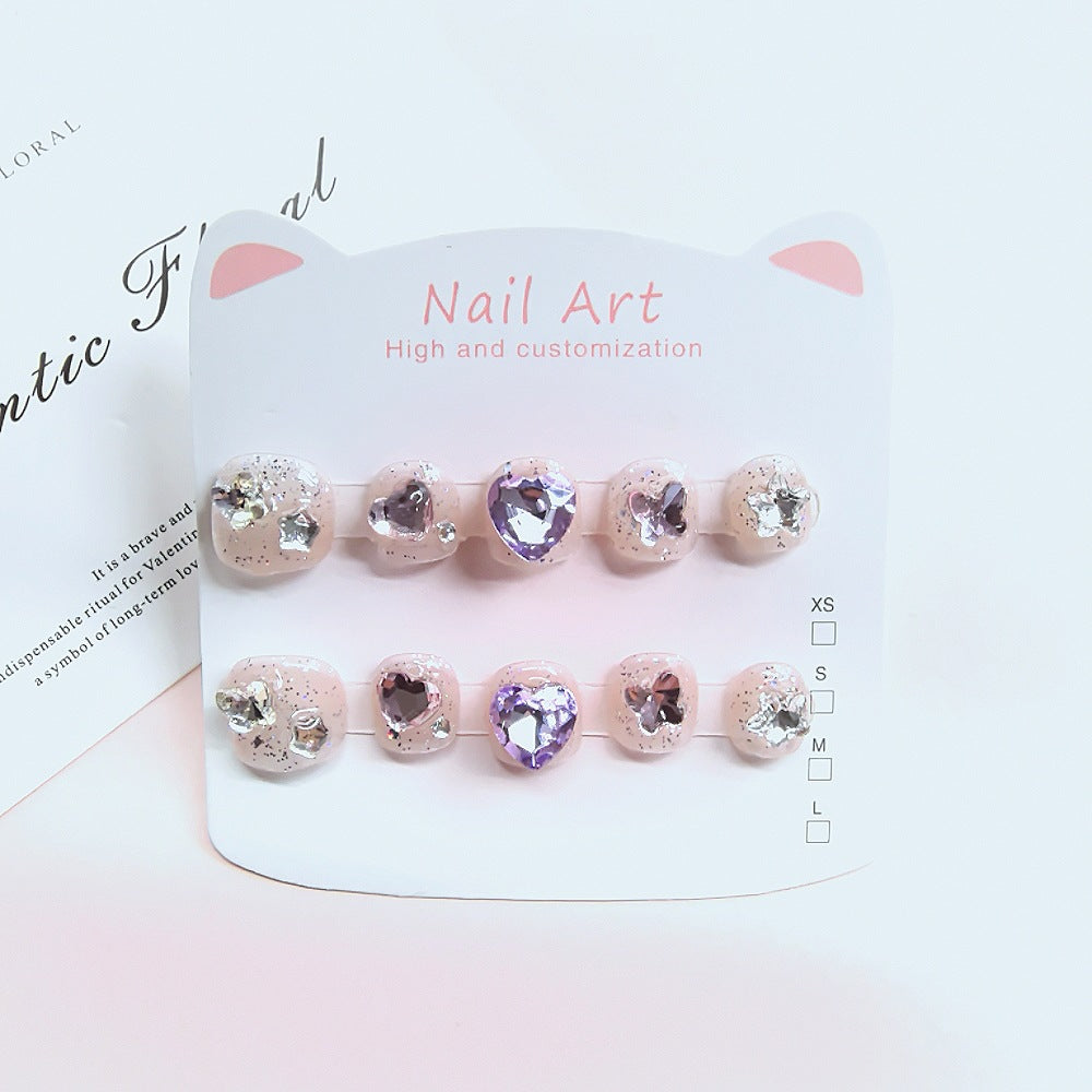 Cute Cartoon Kids Press On Nails Multi Style Collection