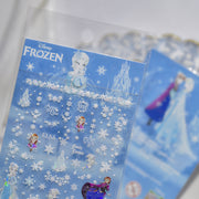 365nails: "Conjunto em Relevo Frozen Elsa & Anna" – Adesivos para Unhas