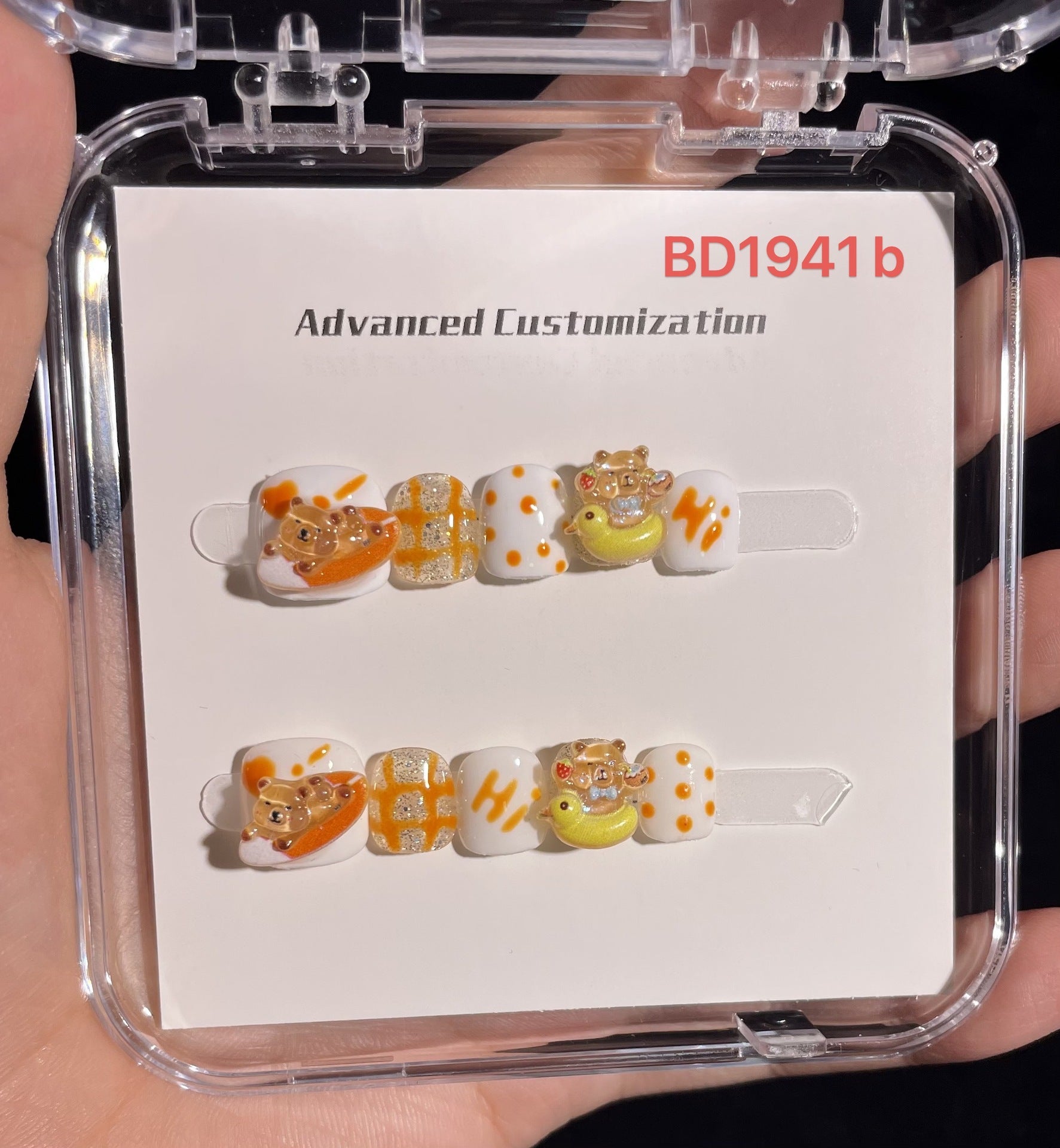 Sweet Cartoon Candy Kids Press On Nails Assorted Set